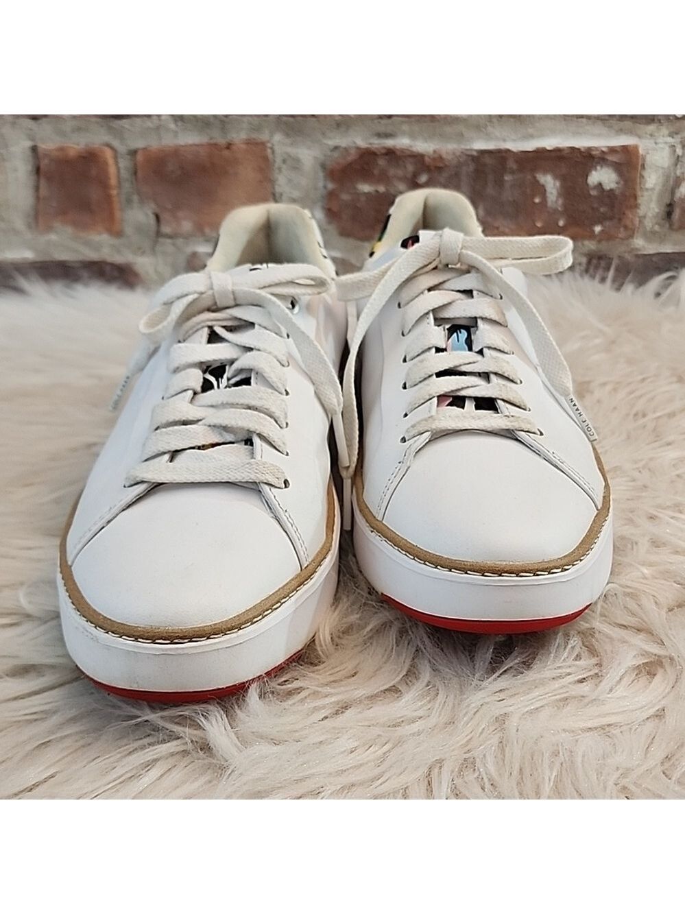 Cole Haan Women's GrandPro Topspin Sneakers White/Graffiti, Size 9B - Picture 9 of 17